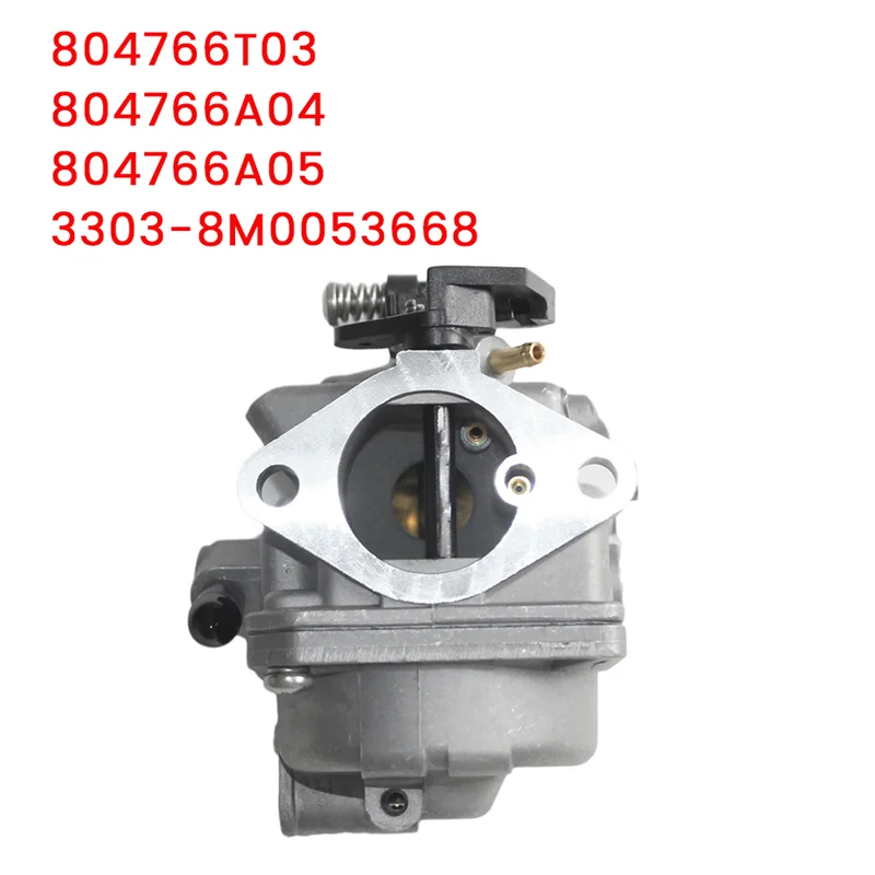Boat Engine Carburetor Assy 3303-8M0053668 for Mercury Mercruiser Quicksilver 4-Stroke 6HP Outboard Motor Carb 804766A04 4