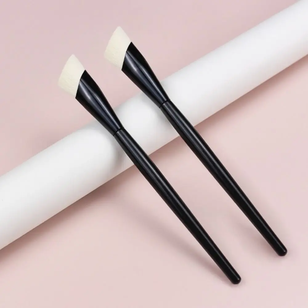 

Fluffy Angled Concealer Brush Professional Cover Dark Circle Soft Smudge Brush Finger Pulp Rhombus Makeup Brushes Cosmetic