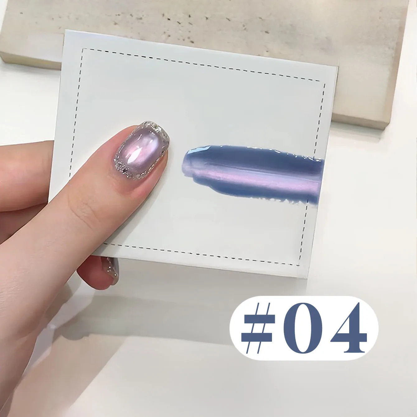12ML Strobe Green Cat Eye Magnetic Gel Polish - Summer Nail Collection