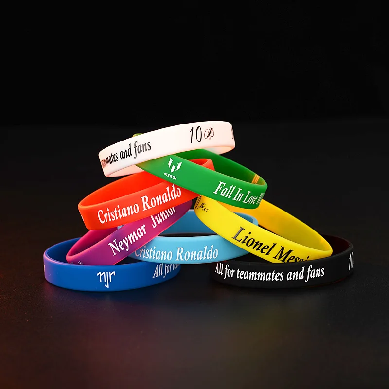 C Ronaldo Bracelet Sports Wristband Silicone Bracelet Football Fan Supplies bangle bracelet