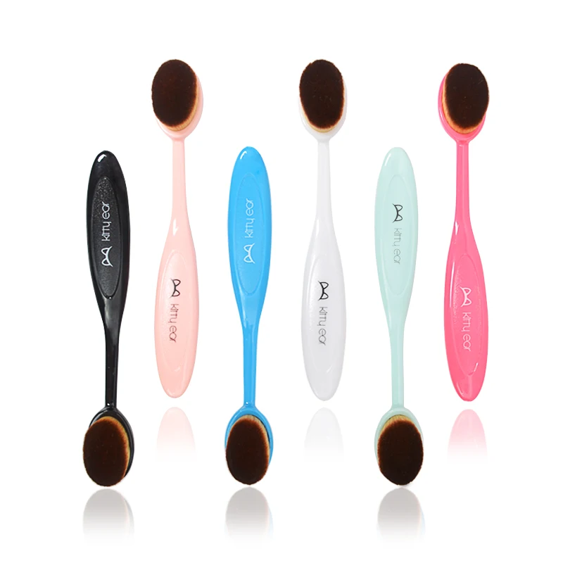 

Liquid Foundation Brush Toothbrush Shape Makeup Brush Set Contour Powder Concealer Blending Cosmetics Multi-function MakeUp Tool