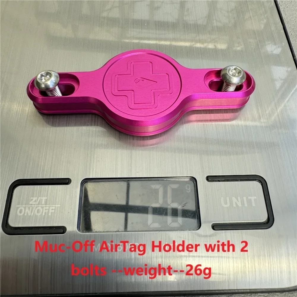 MUC-OFF Secure Tag Holder 2.0 for AirTag anti-thife tracking bike position protect your bike safe