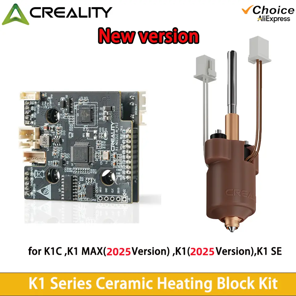 Creality 2025 New Version K1/K1C/K1Max Hotend PCBA Adapter Board_T9_GD32F303CBT6 and K1 Series New Version Hotend Upgrades Kit image 9