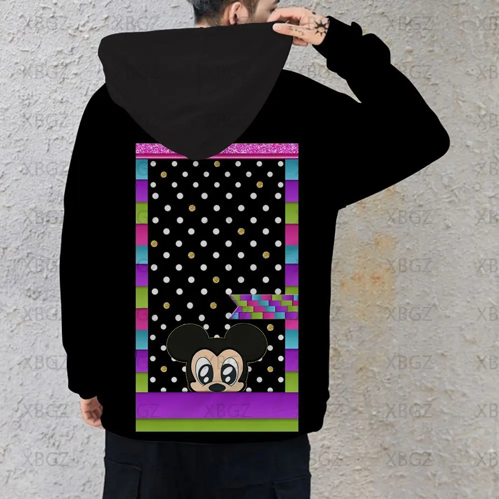 thumbnail image 1 of Disney-Sudadera con capucha de Minnie Mouse para mujer, ropa de pareja, Sudadera con capucha Y2k, sudadera con estampado, Top de moda para hombre y mujer, 1 of 3