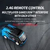 Simulation MPV Drift High Speed 4WD Remote Control Truck 2.4G Angel Eye Headlight Off Road Racing Dual Wheel Mode RC Car Truck 3