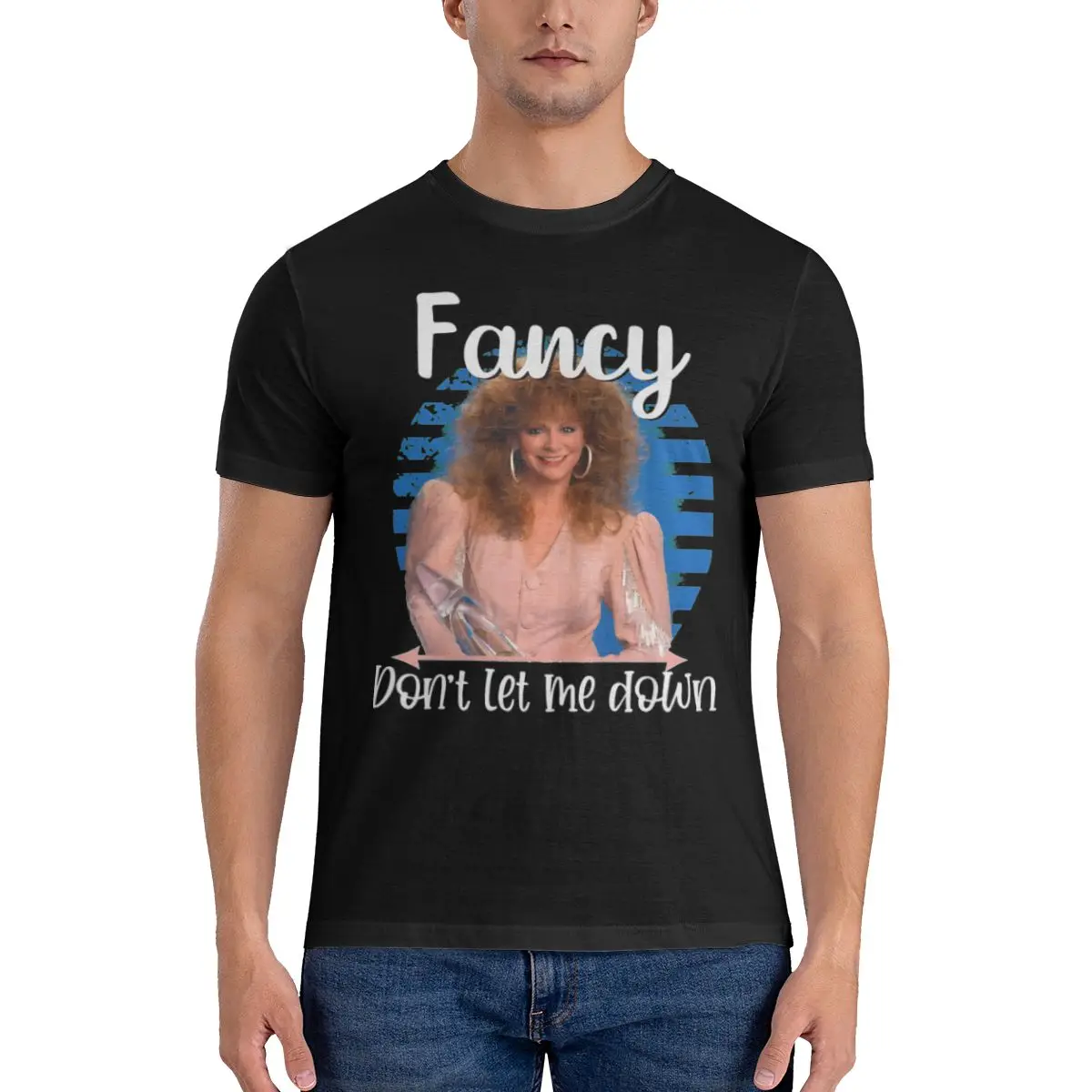 Funny Reba Cute Country Music Magliette Per Uomo Cotton Fun T-Shirt O Neck Dolly Jenny Parton Tees Manica Corta Top Idea Regalo