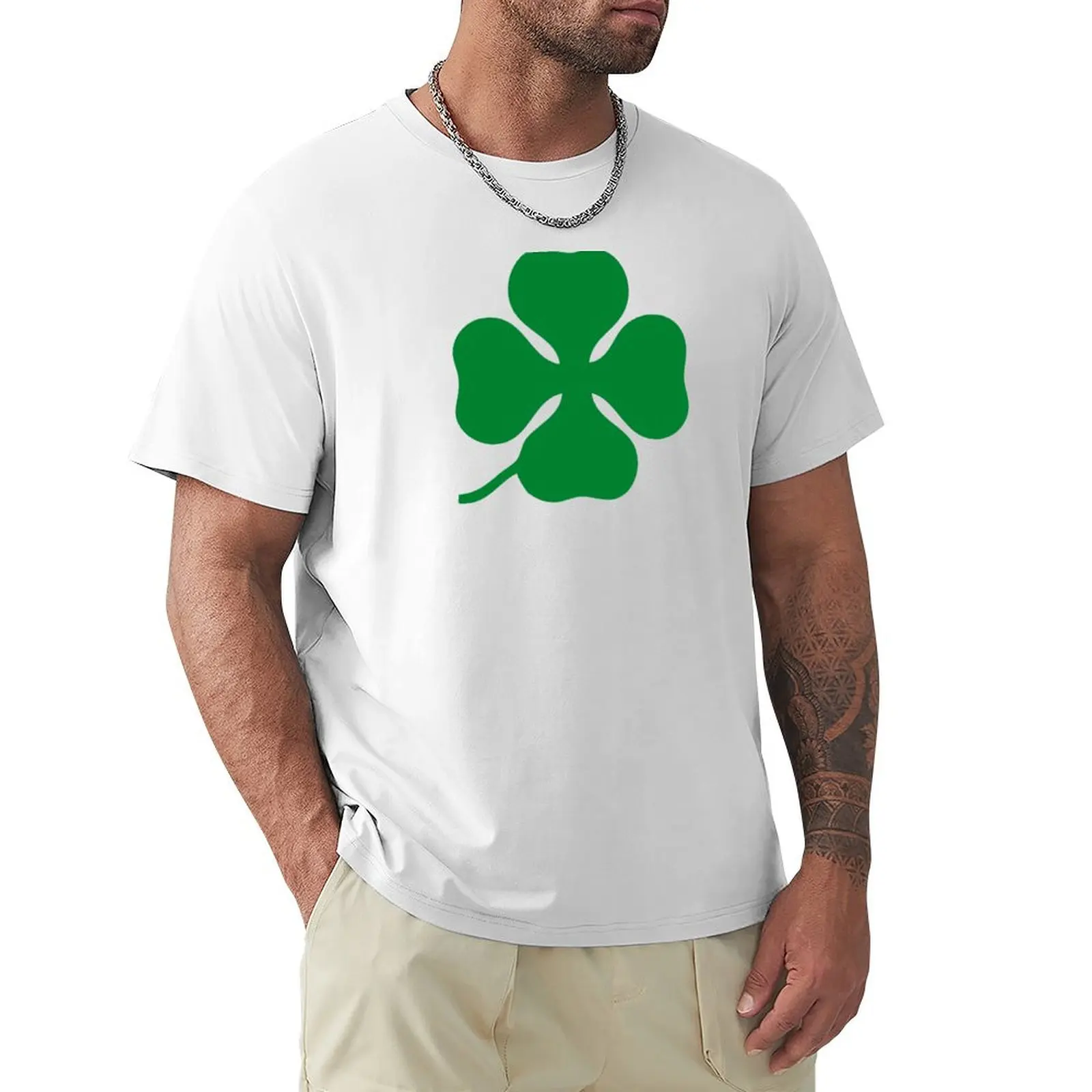 Quadrifoglio (Verde) T-Shirt Vestiti Anime Vestiti Estivi Magliette Da Uomo Pack