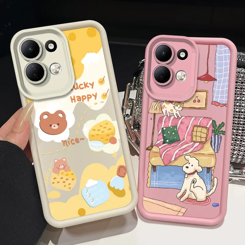 Butterfly and Whale Pattern Soft Silicone Shockproof Phone Case