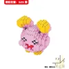 DIY Pokemon Blocks Small Cartoon Mini Building Block Pikachu Charizard Eevee Mewtwo Anime Assemble Action Model Dolls Toys 6