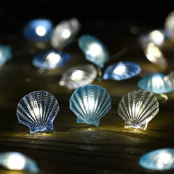2m 20LED Ocean - Themed Seashell Starfish String Fairy Lights (2m 20led style B)
