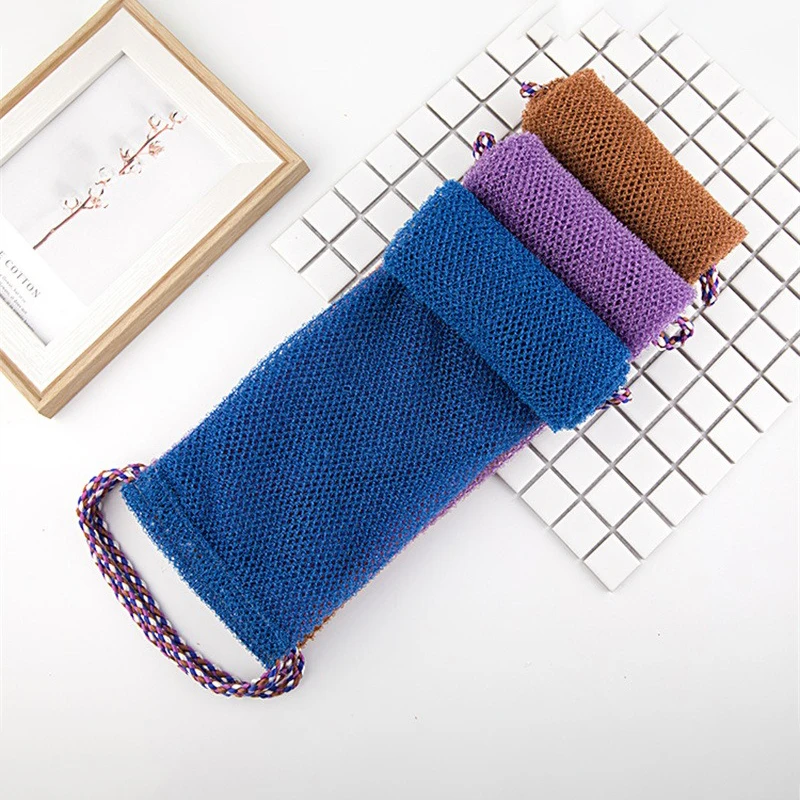 2024 African Net Sponge Exfoliating Body Net Scrubbing Wash Net Washcloth Bathing Sponge Net Shower Cleaning Tools 3
