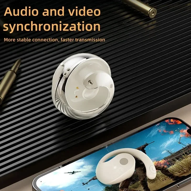 thumbnail image 3 of OWS-auriculares inalámbricos con Bluetooth 5,3, cascos con micrófono con sonido estéreo HiFi, resistentes al agua, deportivos, táctiles inteligentes, 3 of 6