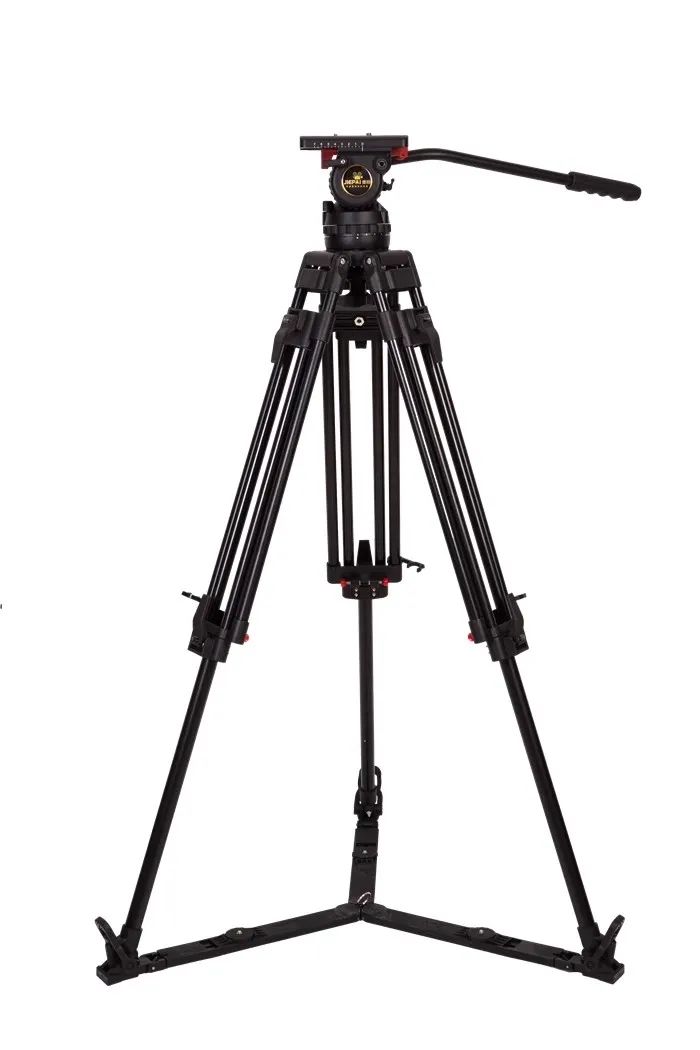 JP-1610L/JP-1610T Pro Camera Tripod - Fits V12 with 100mm Bowl Hydraulic Heads f