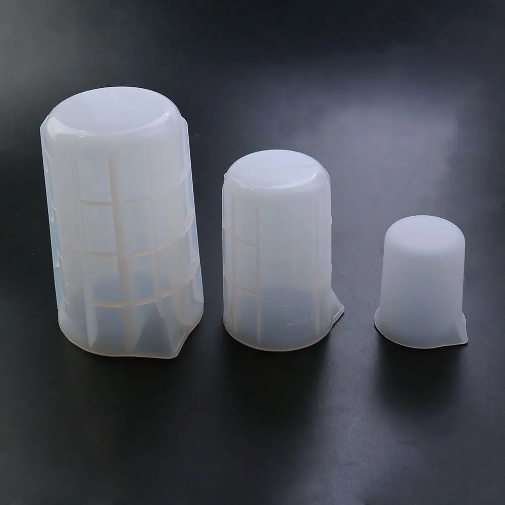 Silicone Measuring Cup 100ML/300ML/750ML With Scale Food-Grade Cake Make Separating Cups DIY Candle Epoxy Resin Mixed Tools
