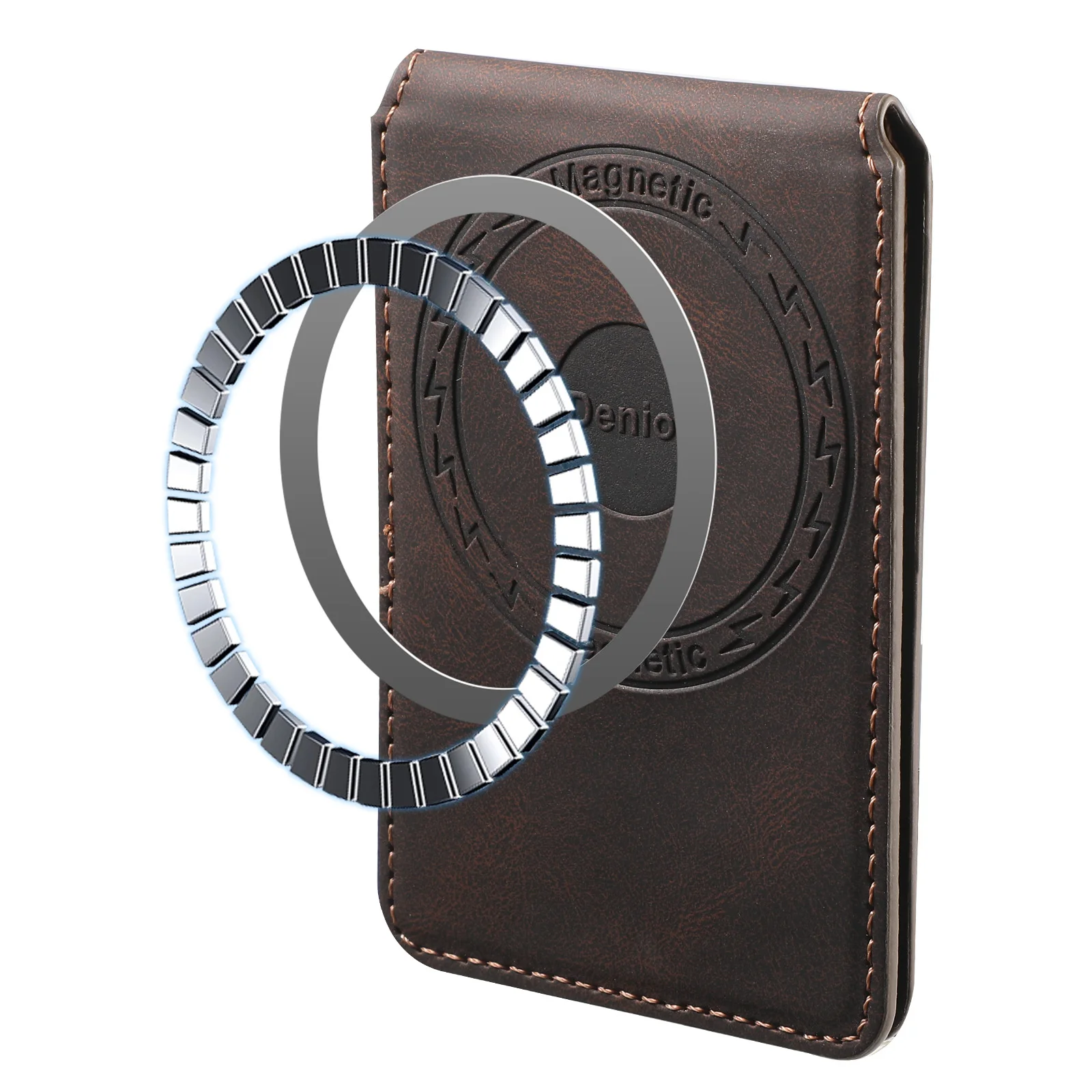 Elegant Faux Leather Magnetic Phone Stand Wallet – Perfect Gift