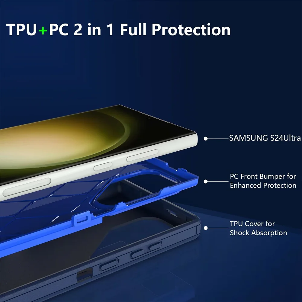 Robuste Handyhülle Für Samsung Galaxy S24 Plus Stoßfestes Bumper_voghion.com