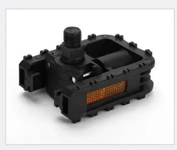 Pedali per piattaforma per bicicletta Pedana per pedali per bicicletta antiscivolo con riflettore Accessori per la guida per veicoli elettrici per bici pieghevoli