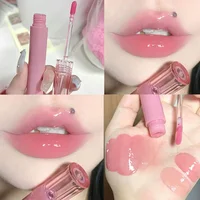 Waterproof Mirror Jelly Lip Glaze 6 Colors Water-light Lip Gloss Long Lasting Moisturising Glossy Red Tint Lips Makeup Cosmetics 1