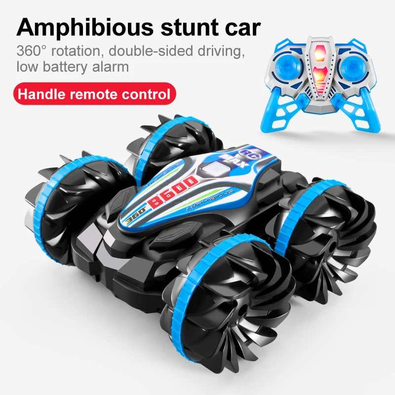 Remote Control Car: Double Sided 360°Rotating 4WD RC Cars 2.4GHz Electric Race Stunt Toy Car Rechargeable Toy Cars For 6 7 8 9 10 11 12 Year Old Boys Girls Kids