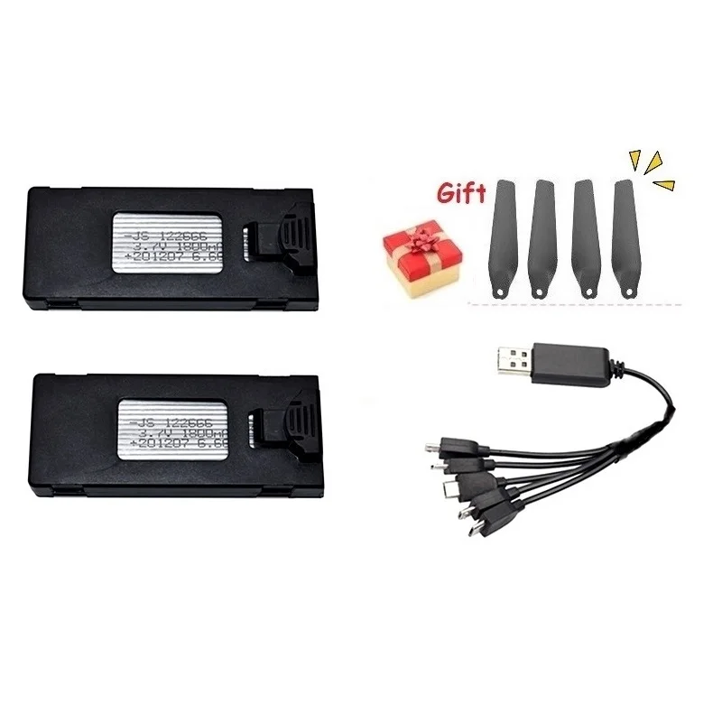 ตัวเลือกสินค้า แบตเตอรี่โดรน 3.7V 1800mAh สำหรับ E88 E88PRO E525 Pro