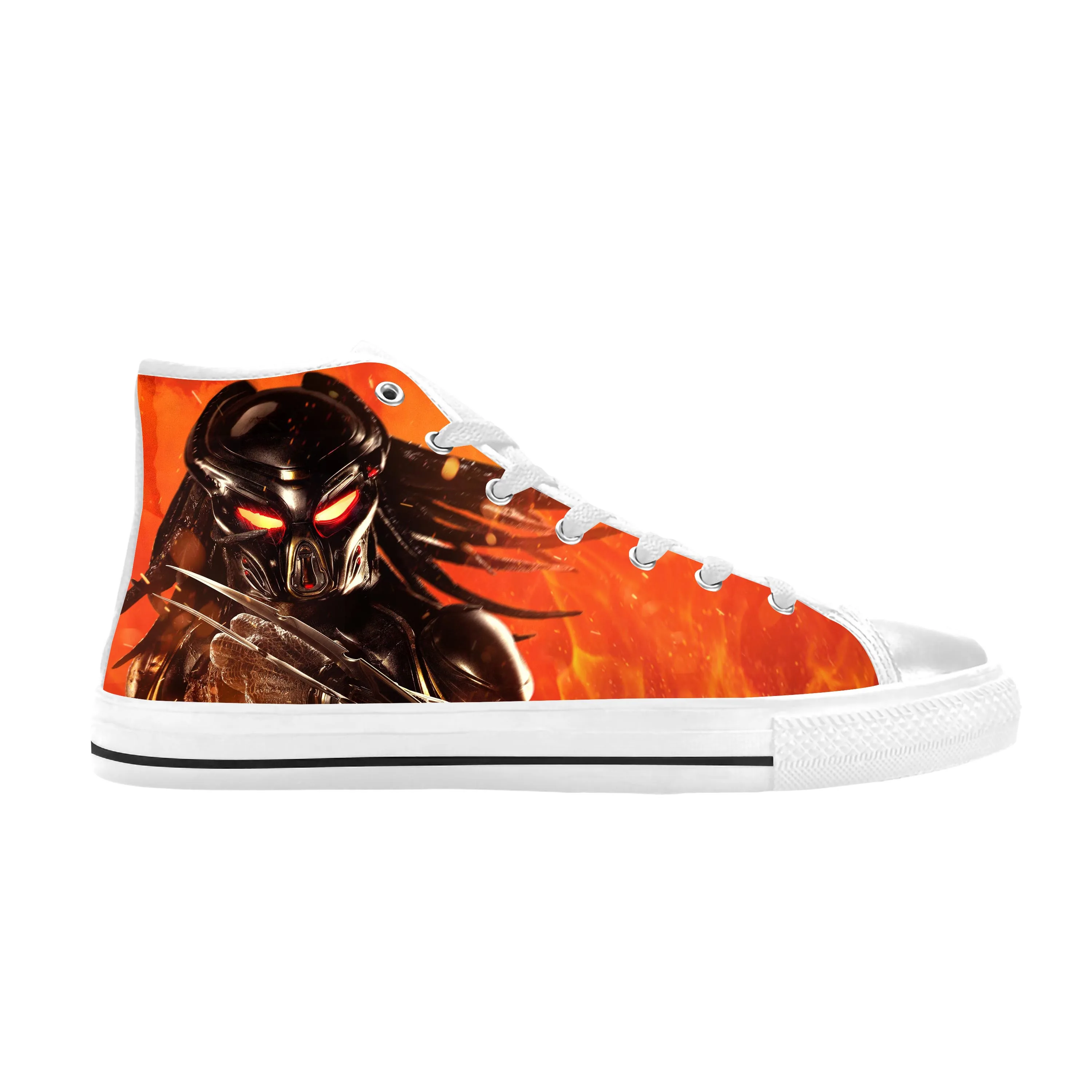 

The Predator Alien Movie Horror Scary Predators Casual Cloth Shoes High Top Comfortable Breathable 3D Print Men Women Sneakers