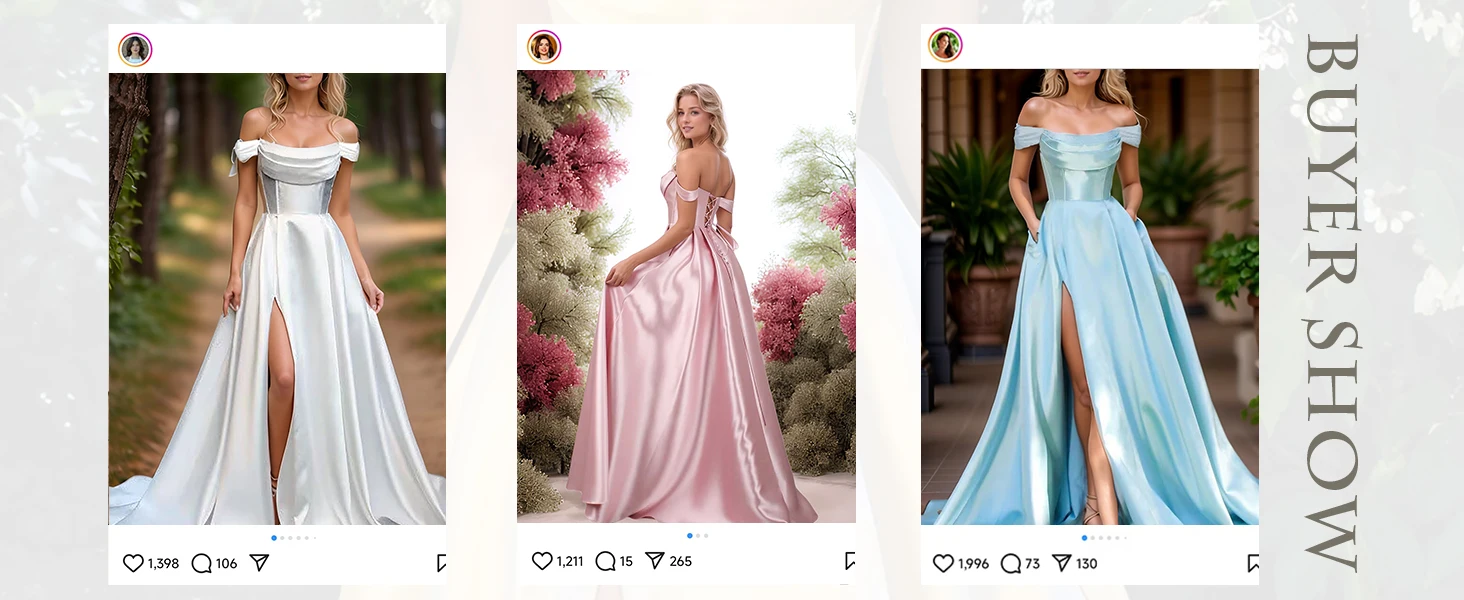 Buyer show Corset Formal Evening Gowns