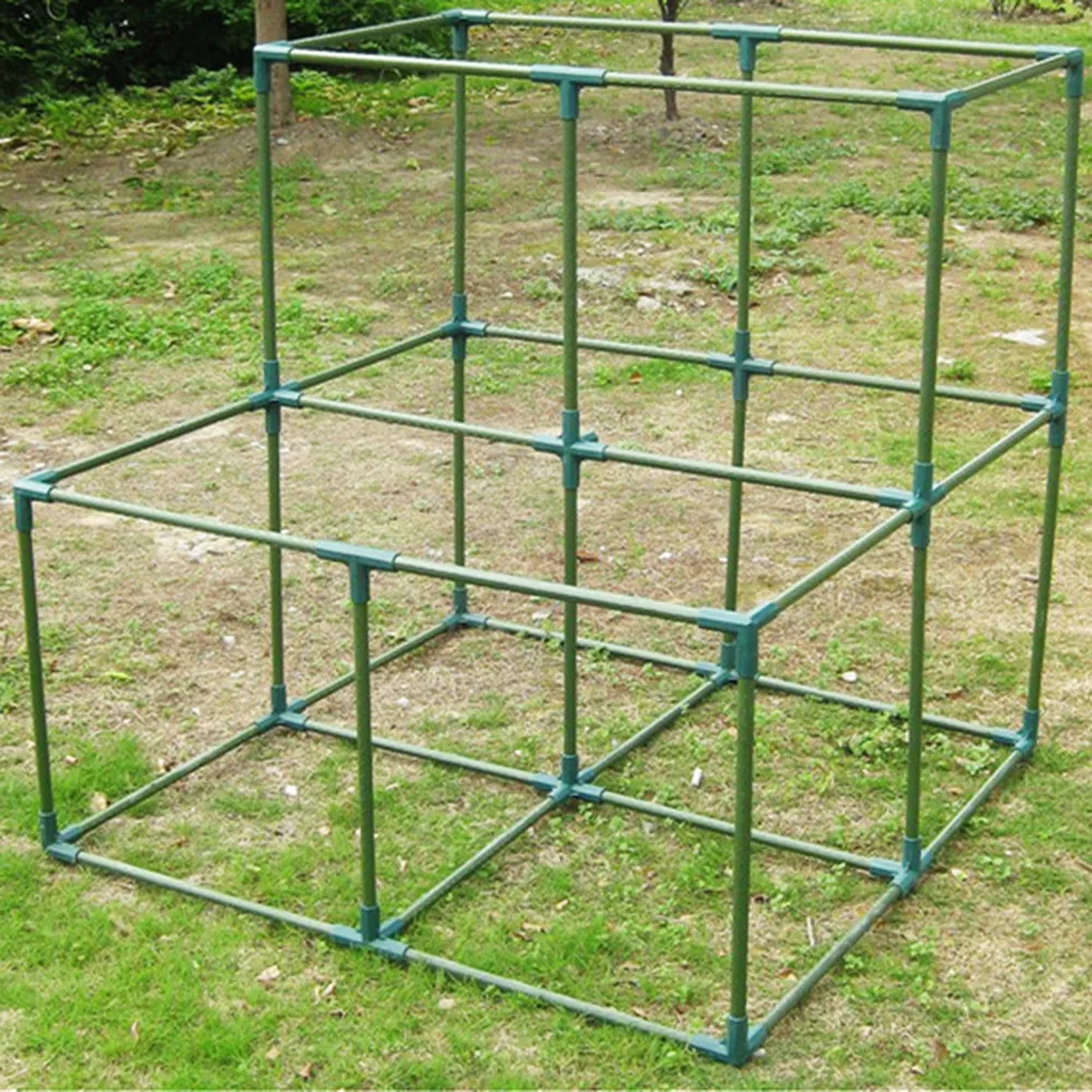 20 pezzi struttura tendalino per piante connettore comune telaio per tubi in plastica staffa per serra pali per piante bordi connettori angolari  15