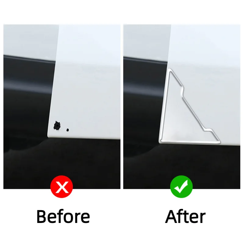 Car Door Edge Guards Car Door Anti Collision Strip Car Door Edge Protector 4pcs Universal Car Door Corner Anti-collision Covers Transparent Silicone Protector Anti-Scratch Stickers Door Protection Cover