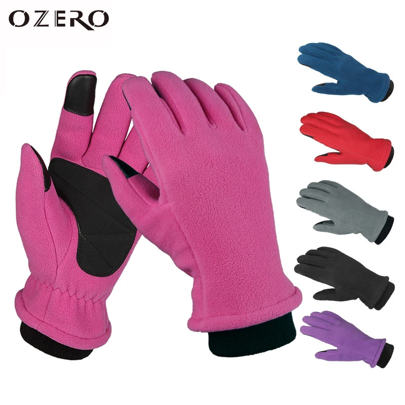 

Women Winter Plush Warm Gloves Waterproof Touch Screen Snowboard Motorcycle Riding Ski Run Windproof Snow fashion Gloves