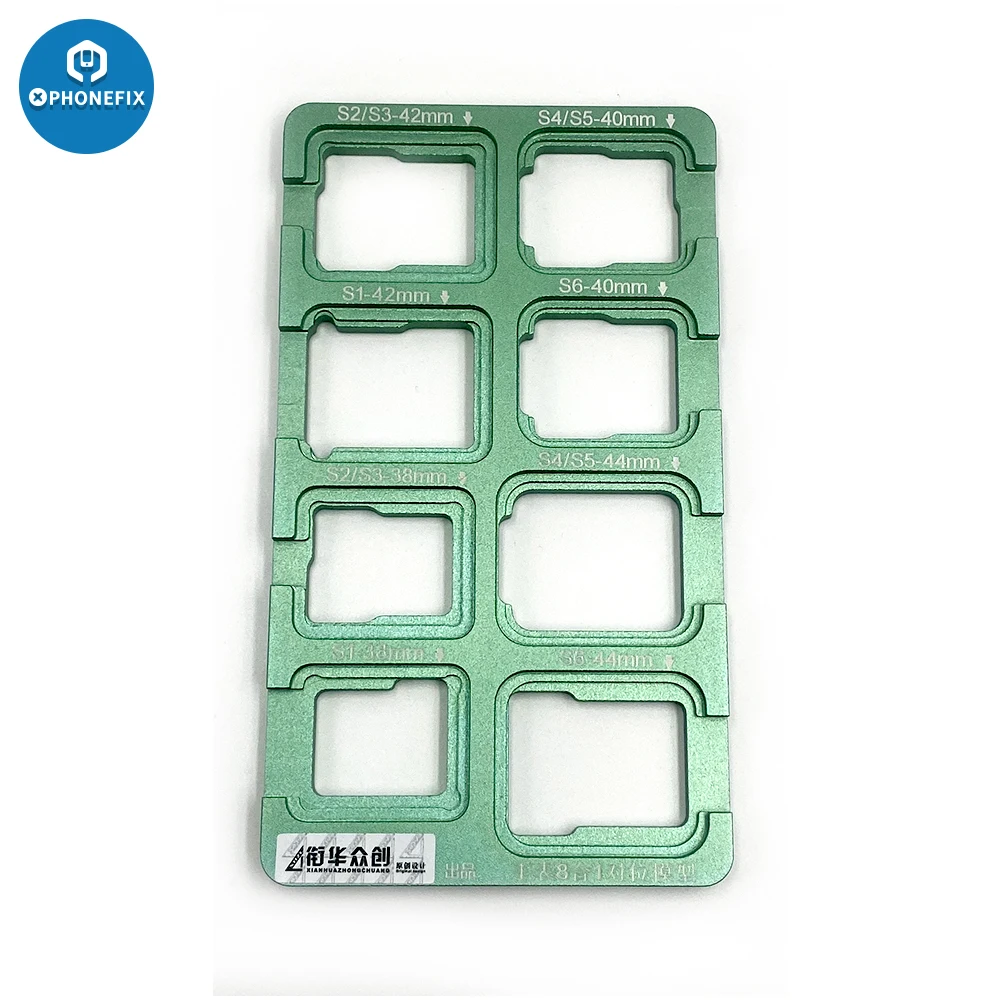 

8 in 1 Precision Alignment Position Mould For iWatch S1 S2 S3 S4 S5 S6 38/42/40/44mm LCD Touch Panel Glass Glue Laminate Repair