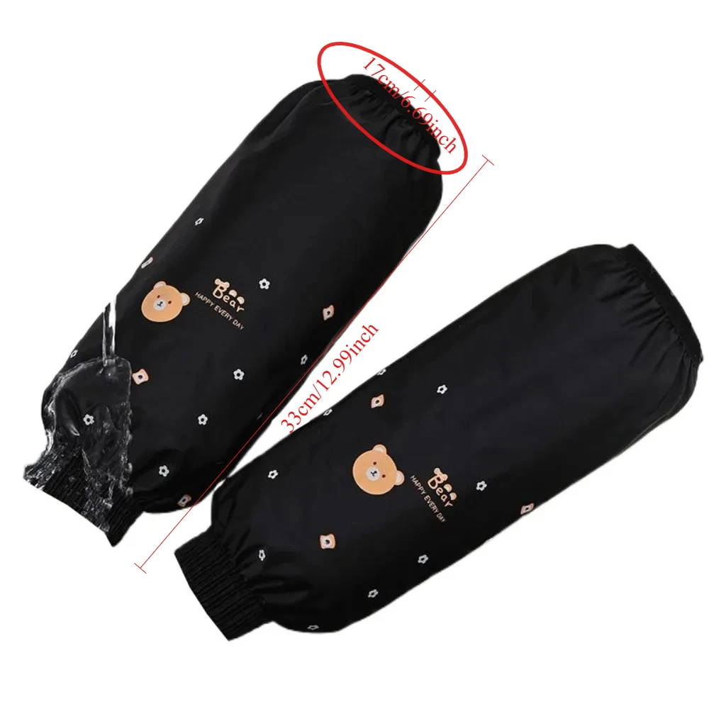 Waterproof Cartoon Cuff Sleeves - Anti-Dirt and Oil-Proof Sleeve Protectors for Autumn and Winter Use