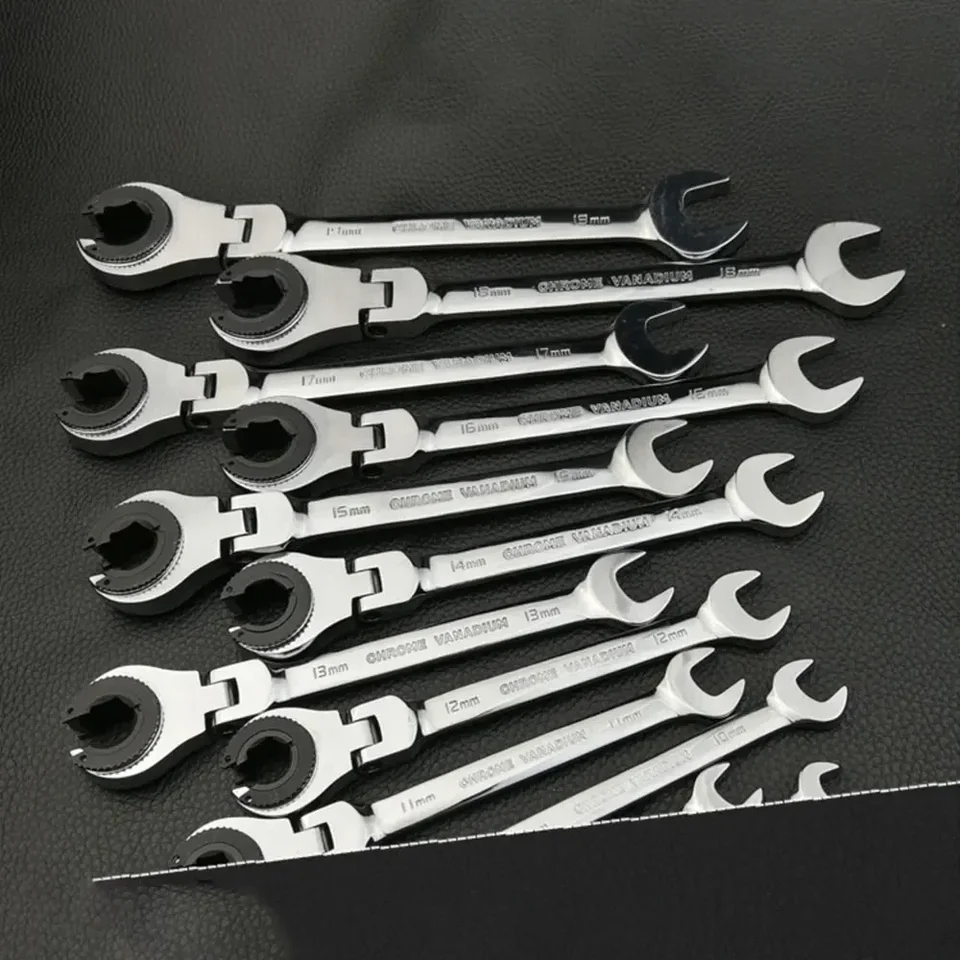 GearWrench 9901D - Juego De Llaves De Trinquete Métricas Flexibles De 12 Puntos - Yaxa