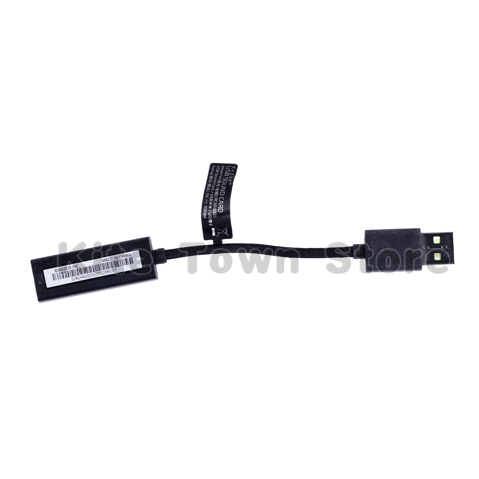 Adaptador de Som Usb para Razer Blackshark v2 Pro Auscultadores sem Fio