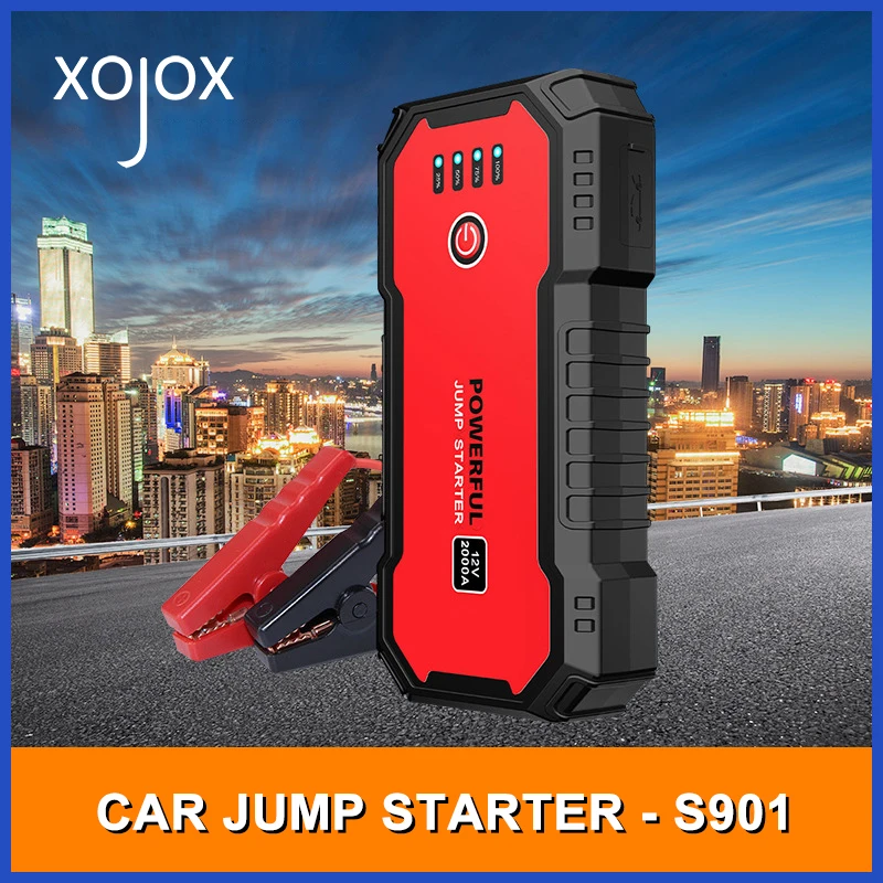 

20000mAh Car Jump Starter Power Bank Portable Auto Cars Emergency Battery Booster Charger Starting Smart Device 12V Car