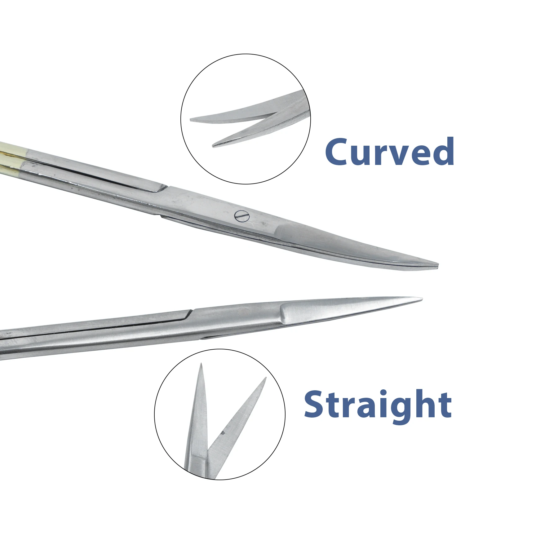 1 Pc Stainless Steel Straight And Curved Hemostatic Forceps Stainless Steel Ophthalmic Scissors Medical Dental Surgical Scissors 3