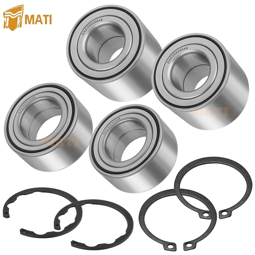 

MATI Front&Rear Wheel Bearing Kit for Kawasaki Brute Force 750 650-4x4i KVF750 KVF650 2005-2023 92045-0095 92045-0094 92045-0102