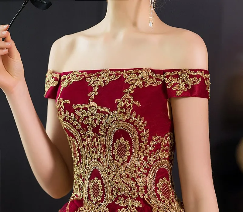 New Quinceanera Dress Luxury Off The Shoulder Party Prom Ball Gownlace Vestidos Robe De Bal Vestidos Customized
