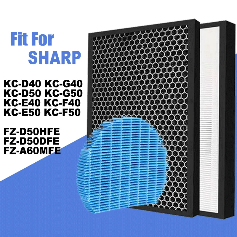 HEPA Carbon Filter FZ-D50HFE FZ-D50DFE for SHARP KC-D40 KC-G40 KC
