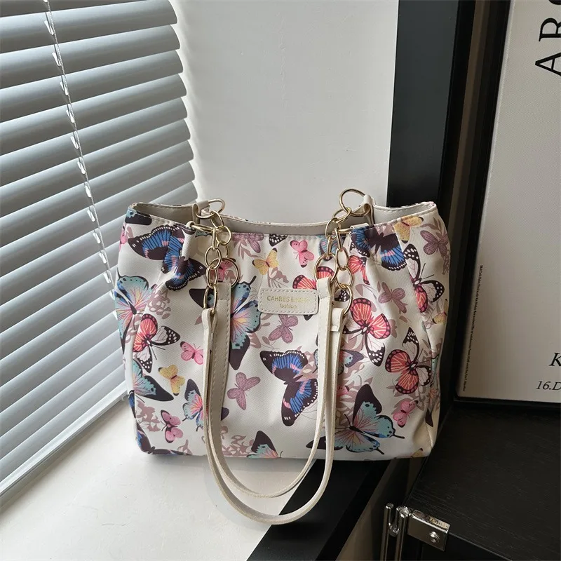 New Korean Style Canvas Tote Bag for Women - Large Capacity Casual Handheld & Shoulder Personalized Handbag