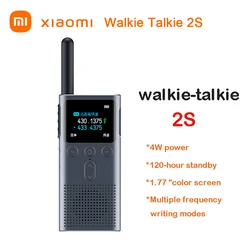 2PCS Xiaomi Walkie Talkie 2S IP54 Outdoors Security Intercom 1.77