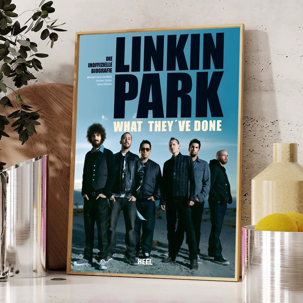 Linkin Park Vintage Poster 30x45cm - Musik Poster Für Zimmerdeko & Wandkunst