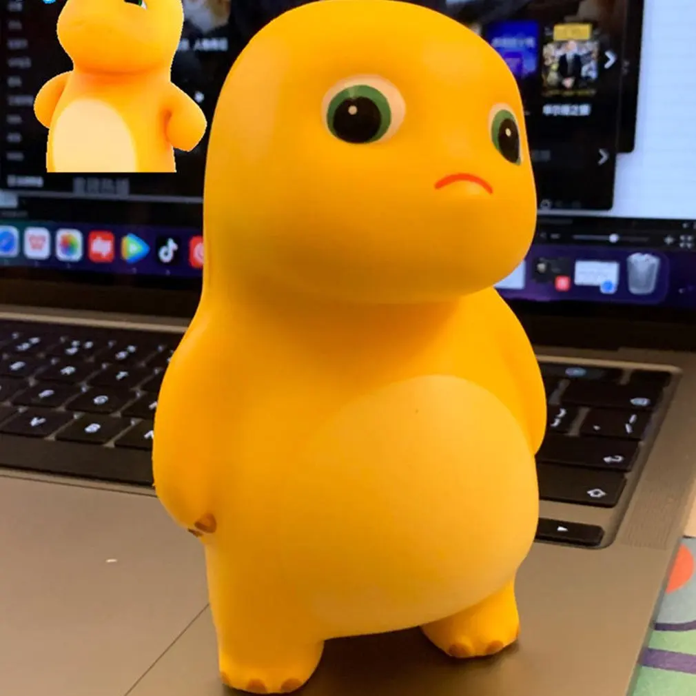 

Декомпрессионные игрушки с маленьким молочным драконом, куклы ручной работы, кривые головки, молочный дракон, игрушки для снятия давления, подарок на день рождения