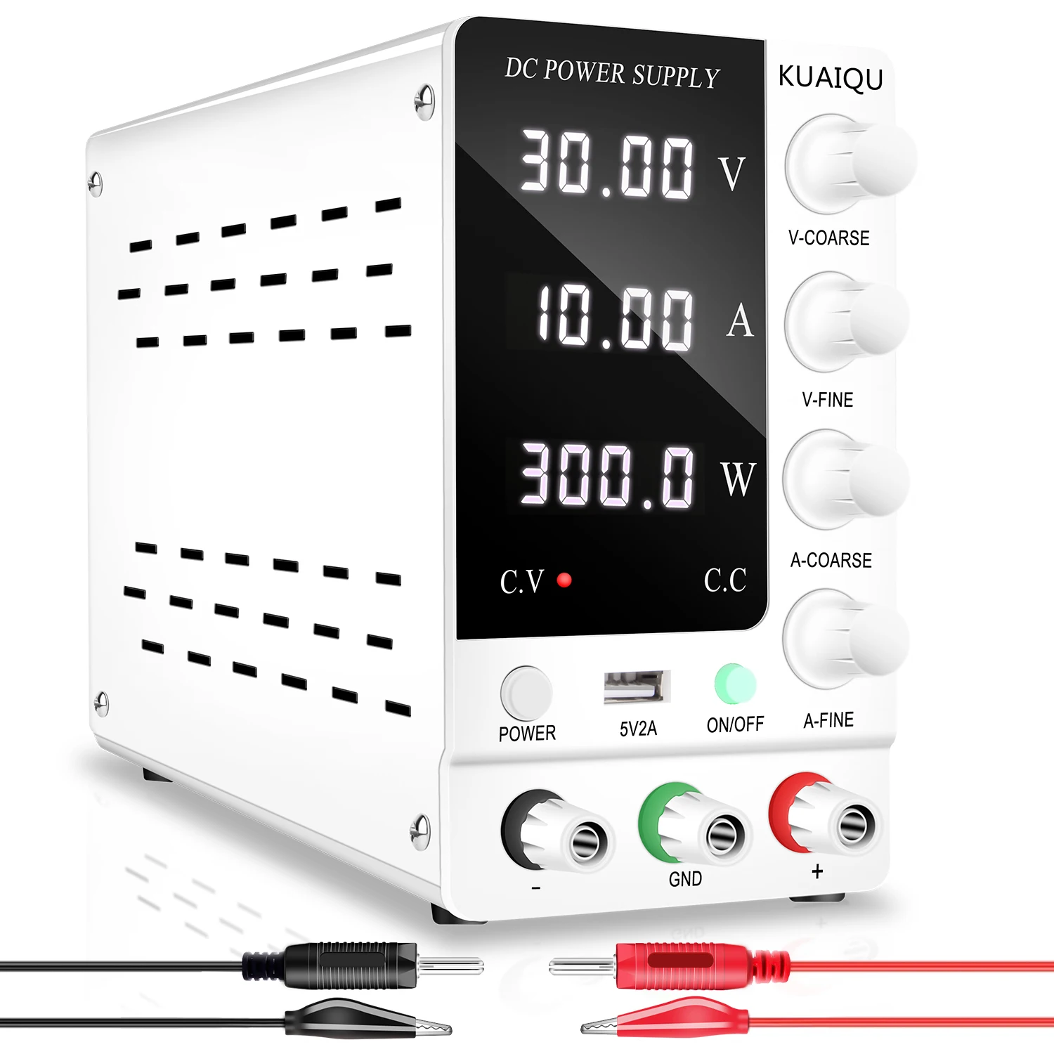 

New Arrival Kuaiqu SPS-C3010 30V 10A 300W Adjustable Lab Bench Dc Regulated Power Supply