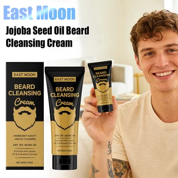 East Moon Jojoba Seed Oil Beard Cleansing Cream – 50g