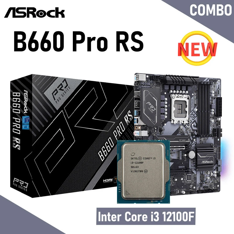 Intel Core i3 12100F ＆ ギガバイトB660Mマザーボード