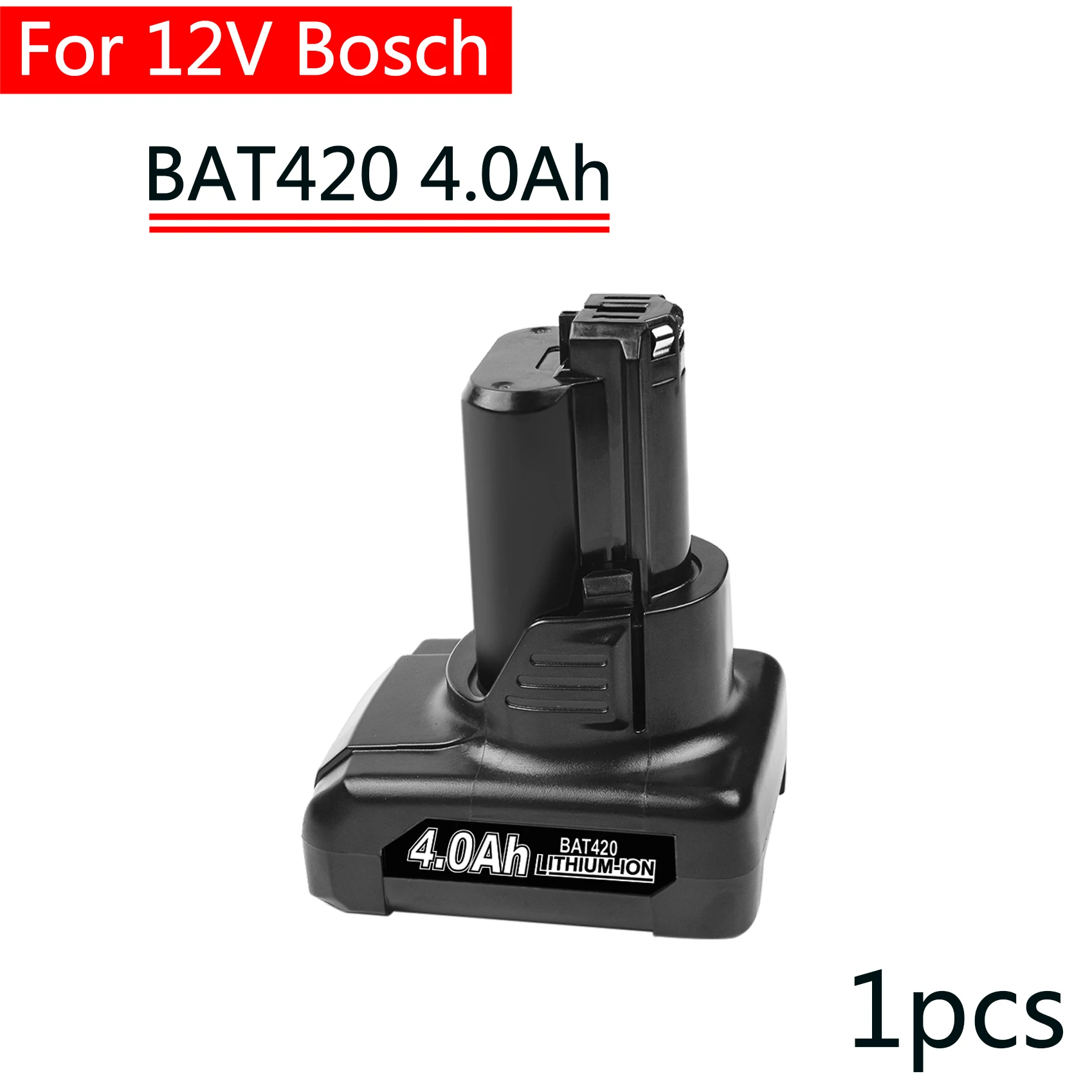 For Genuine BOSCH Battery 12V 10.8V 4.0Ah 1600Z0002Y 2607336333