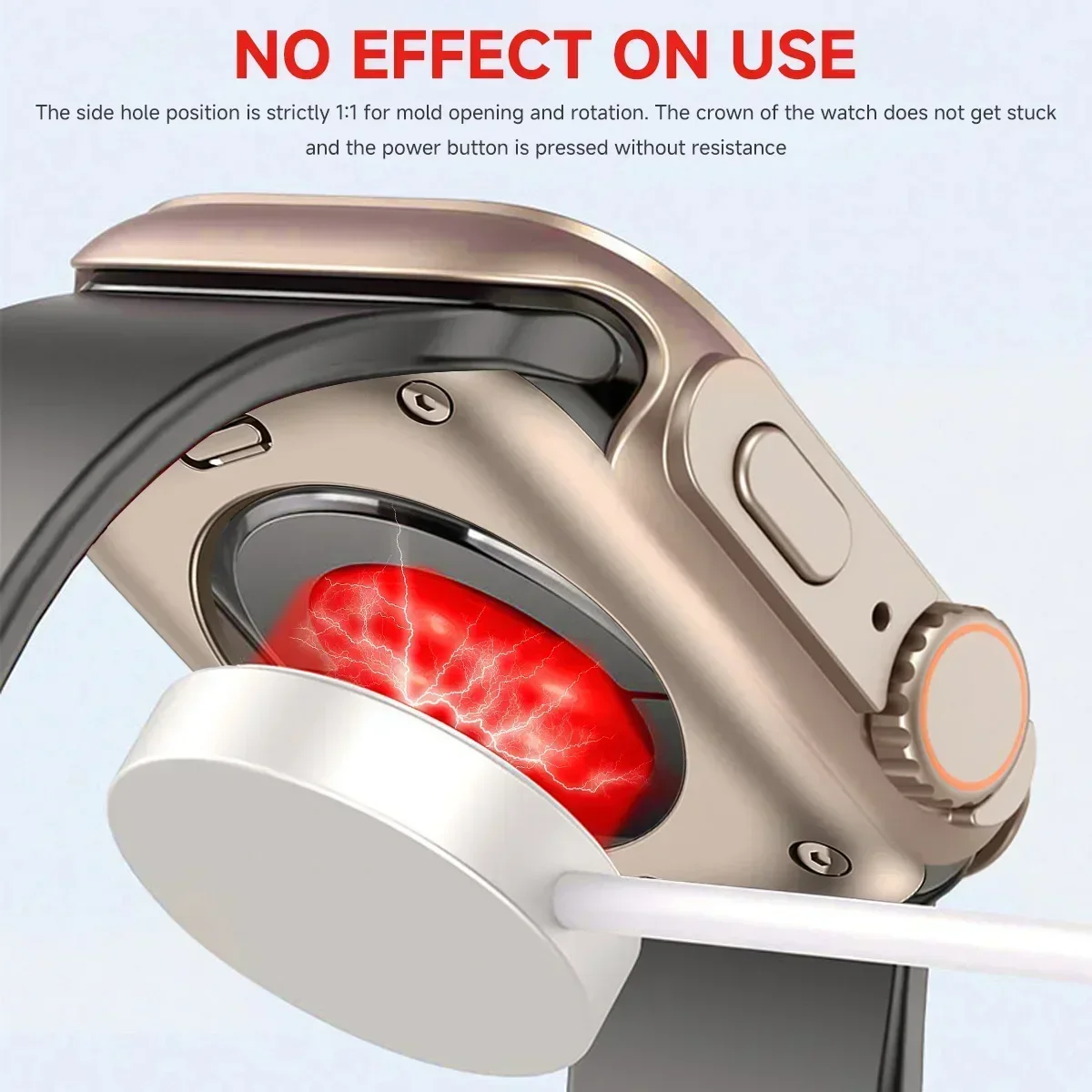 Glass Case Screen Protector Bumper For Apple Watch Series 10 9 8 7 4 5 6 SE