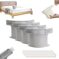 4Pcs Bed Corner Sheet Grippers Straps Heavy Duty Mattress Straps for All Sheet Sizes, Non-Slip Sheet Holders Secure Bed Sheets 1