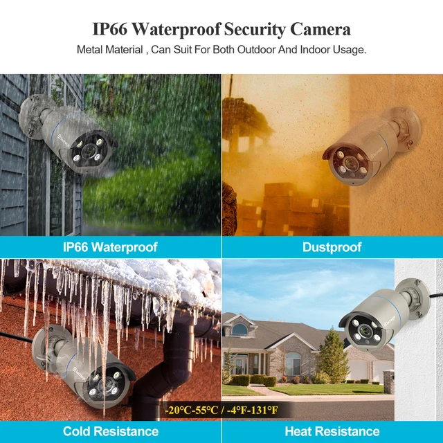 Techage 32CH 4MP POE Camera System Smart AI Human Face Detection Two-way Audio Colorful Night Vision CCTV Video Surveillance Kit - Image 3