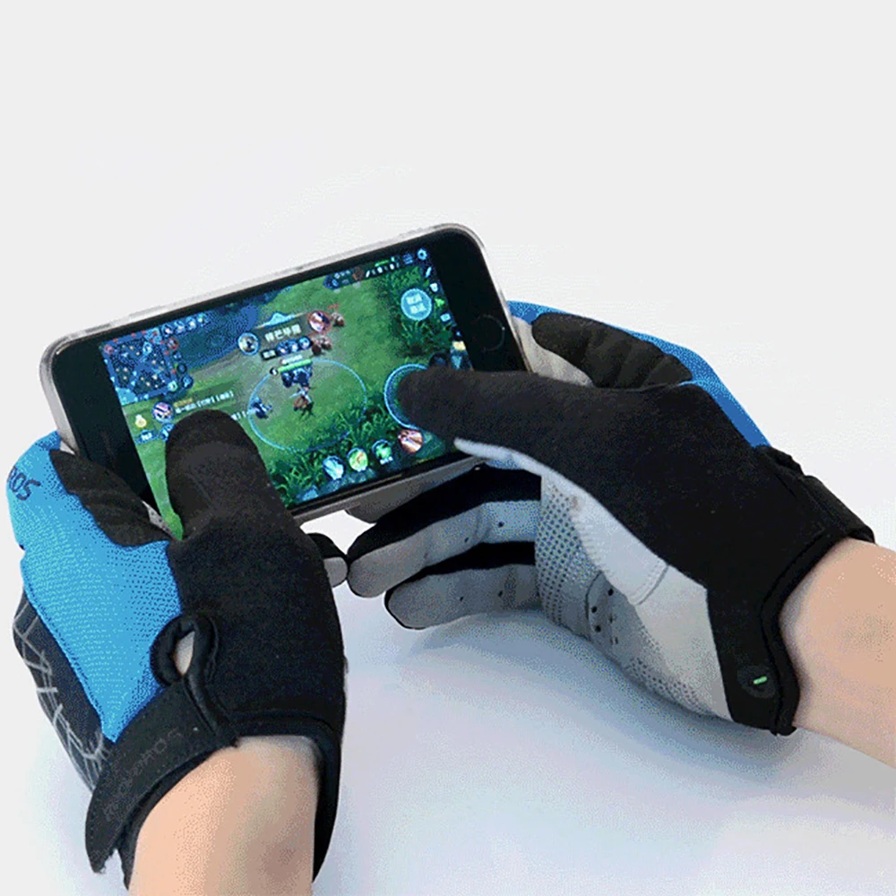 ROCKBROS Spring and Autumn Men's and Women's Cycling Gloves Full Fingered Bicycle Gloves Touchable Screen Bike